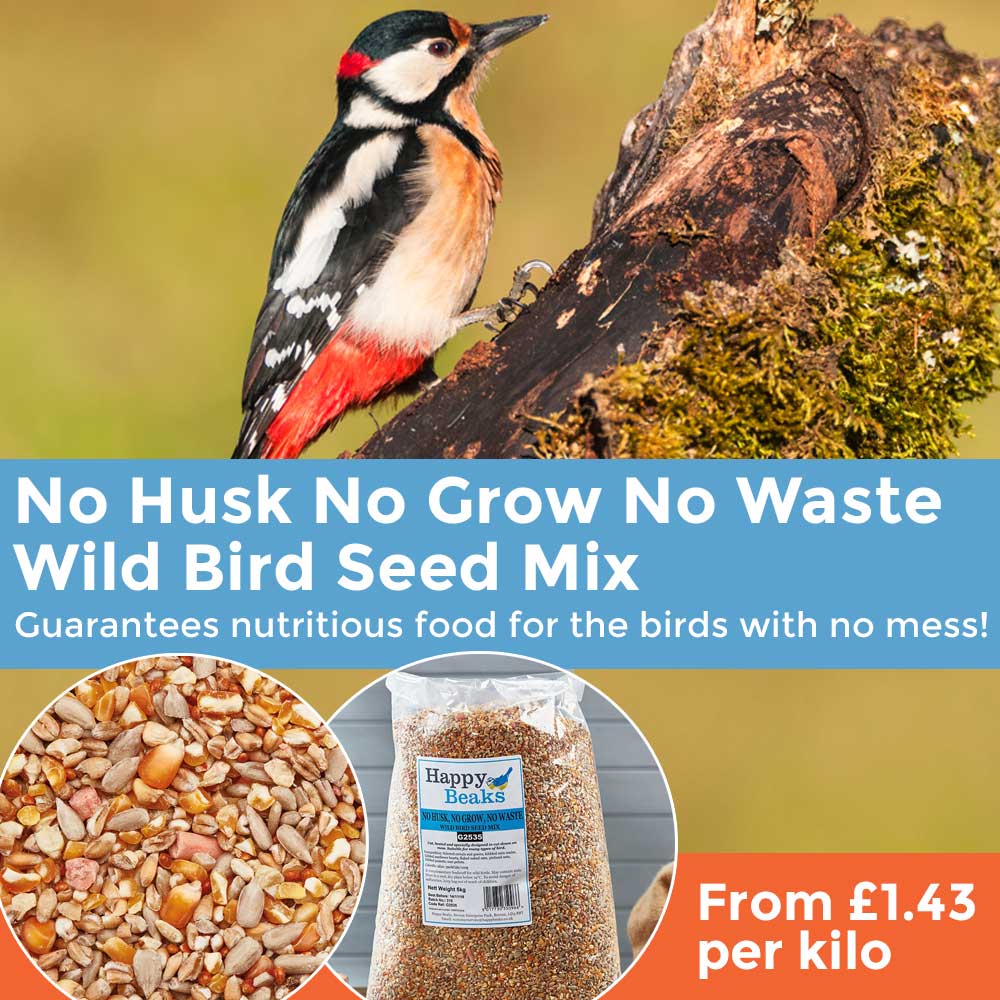 No Husk No Grow No Waste Wild Bird Seed Mix