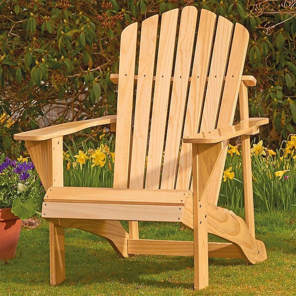 Adirondack Wooden Garden Chair | Happy Beaks